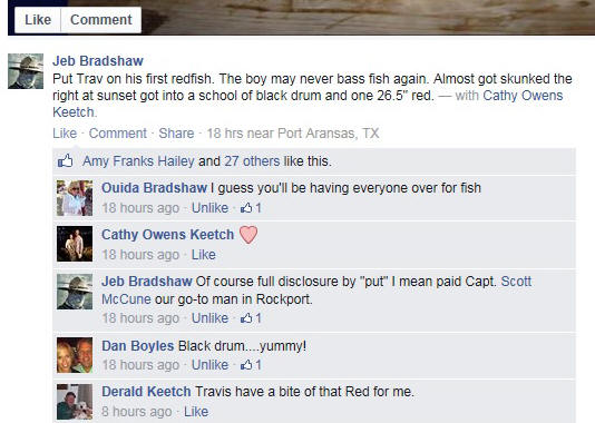 fishing testimonials 