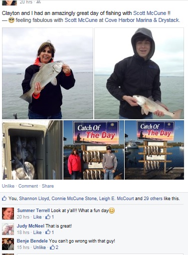 fishing testimonials 