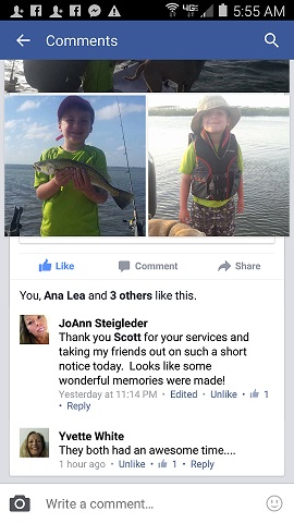 fishing testimonials
